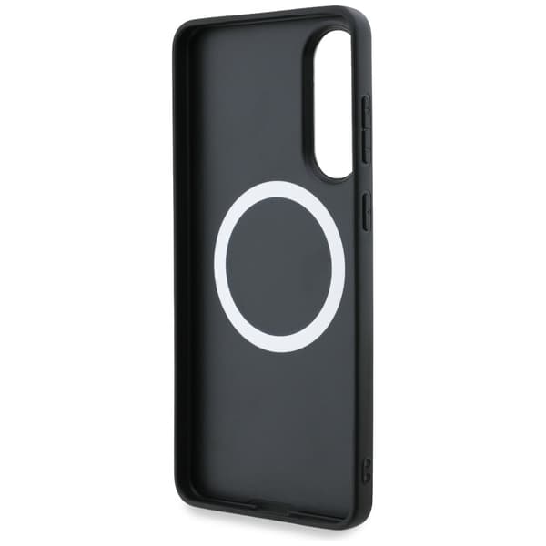 BMW telefontaske til Galaxy S25 Edge MagSafe læder overdimensionerede striber