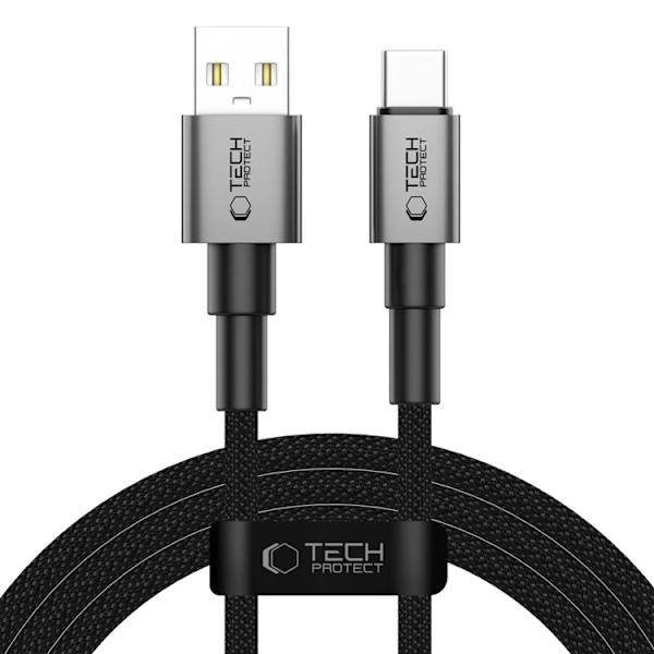 Tech-Protect USB-A til USB-C Kabel Ultraboost 200CM 15W - Grå