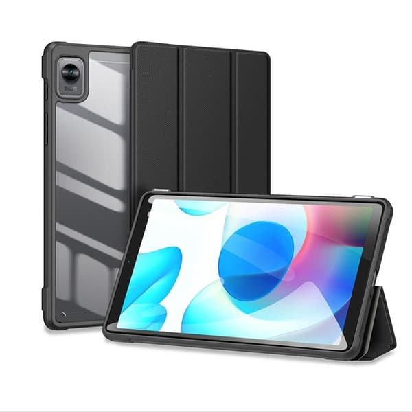 Dux Ducis Realme Pad Mini Taske Toby Armored Flip Smart - Sort Black