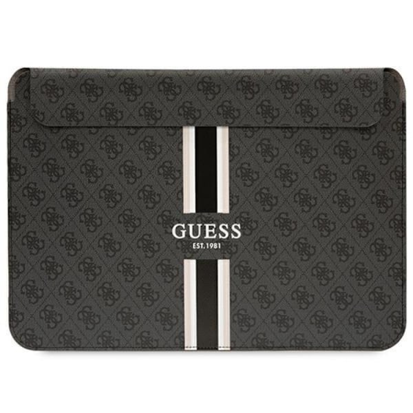 Guess Datorfodral 14" Printed Stripes - Svart Svart