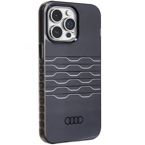 Audi iPhone 14 Pro Max -puhelinkotelo Magsafe IML - Musta Black