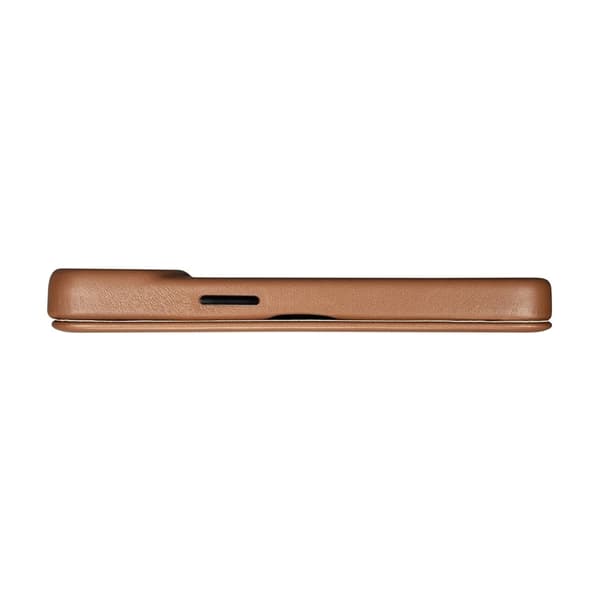 iCarer iPhone 14 Pro Plånboksfodral Magsafe CE Läder - Brun Brun