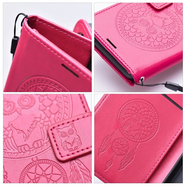 iPhone 16e Plånboksfodral Mezzo - Dreamcatcher Magenta Magenta