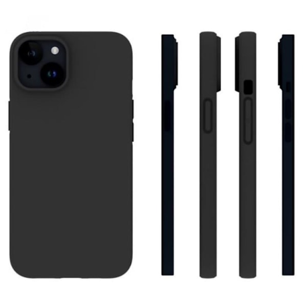 iPhone 15 Plus Mobilskal Shockproof Thin TPU - Svart Svart
