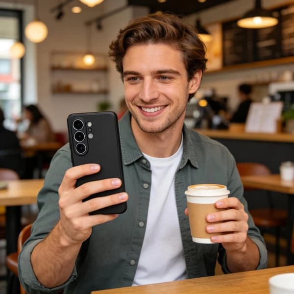 Tech-Protect Telefontaske Til Galaxy S26 Ultra Magsafe Silikone - Sort Svart