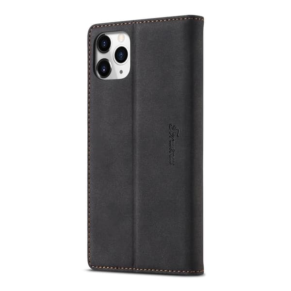 FORWENW iPhone 12 mini Plånboksfodral i Konstläder - Svart