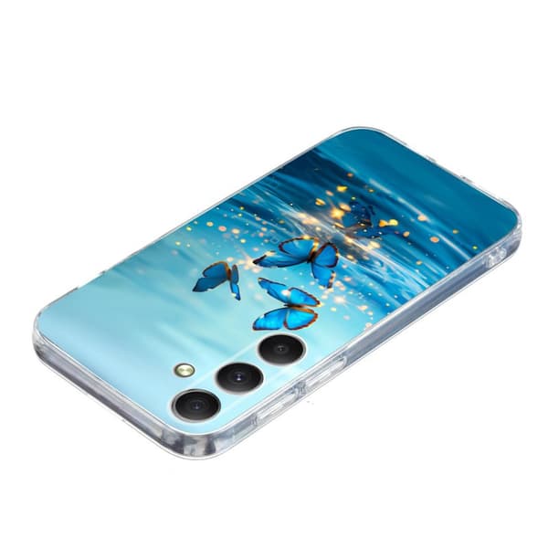 Mobilskal för Samsung Galaxy S26 Plus Mönstertryck Stöttålig TPU - Blåfjäril