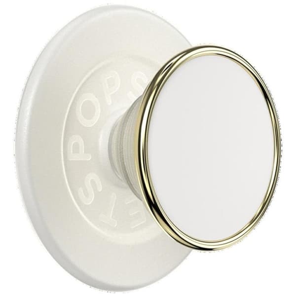 Popsockets MagSafe Grip Round Luxe Coconut Creme Enamel Beige