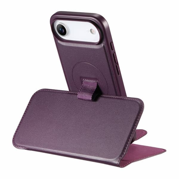 CASENEO iPhone Air Plånboksfodral RFID Blocking Konstläder - Lila