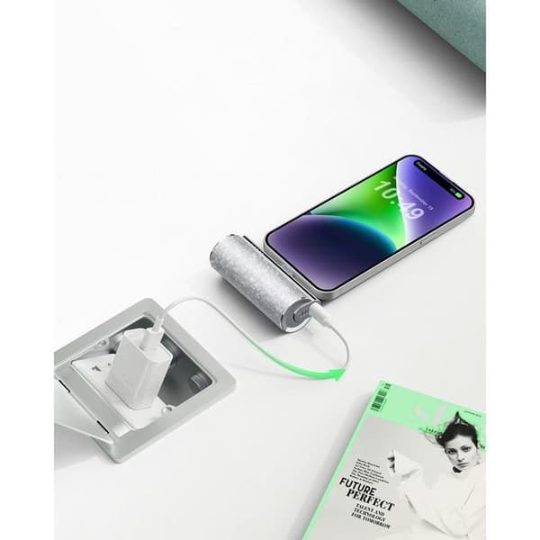 VEGER Powerbank 5000 mAh Lightning PD QC 3.0 2.4A 12W - Silver Silver