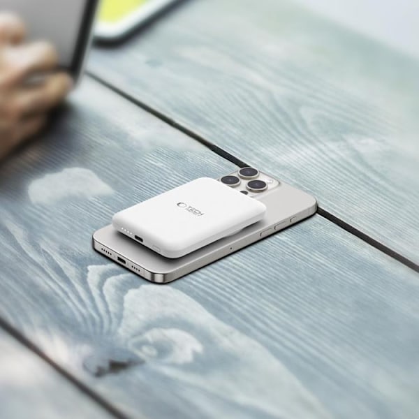 Magsafe Powerbank 5000mah PB10 LifeMag - Vit Vit