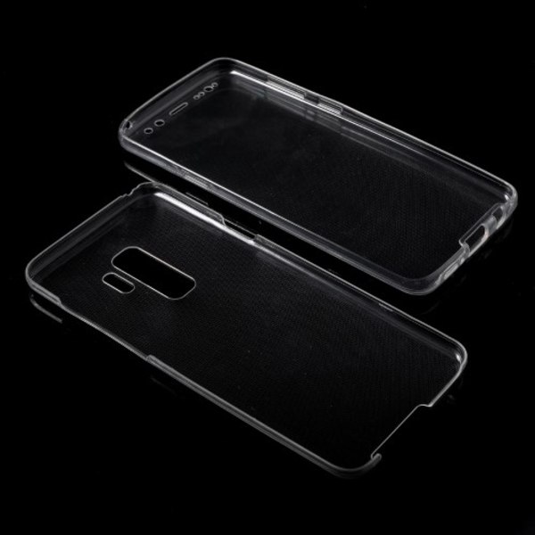 Touchable Front + Back TPU Mobilskal till Galaxy S9 Plus - Clear