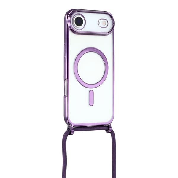 Mobilskal till iPhone Air MagSafe Electroplating Edge TPU - Lila Lila