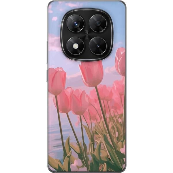 Mobilskal till Xiaomi Redmi Note 14 Pro med Rosa Tulpaner
