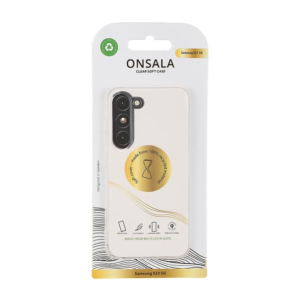 ONSALA Galaxy S23 5G Kuori TPU - Läpinäkyvä Transparent