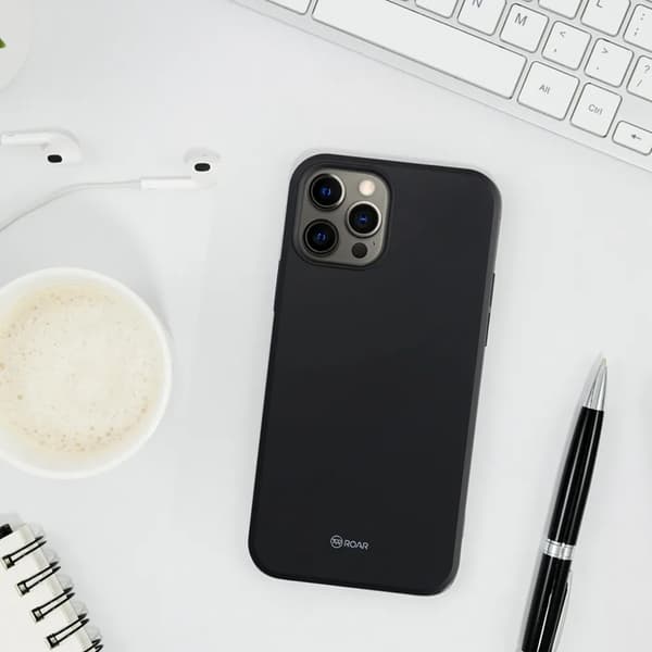 Roar Telefontaske til iPhone Air Farverig Jelly - Sort Svart