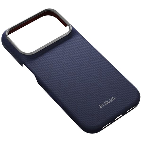 PITAKA Mobilskal För iPhone 18 Pro Max/17 Pro Max Magsafe Edge PTK Sapphire