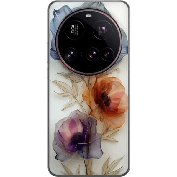 Telefontaske til Xiaomi 15 Ultra med silkeblomster