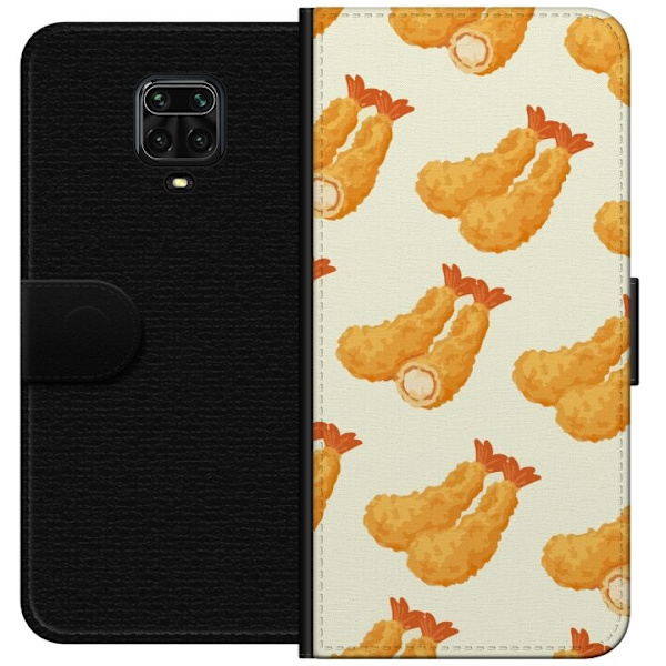 Plånboksfodral till Xiaomi Redmi Note 9S med Räkor