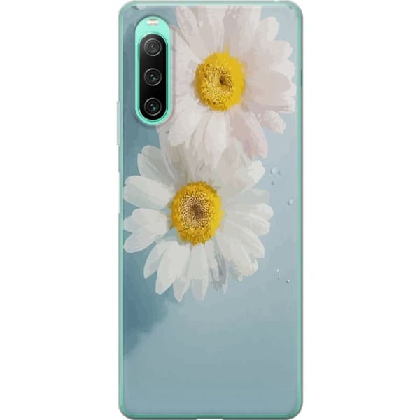 Telefontaske til Sony Xperia 10 IV med sommerblomster