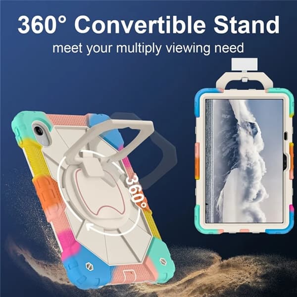 Lenovo M11/Idea Tab Mobilskal Silikon Kickstand Blå