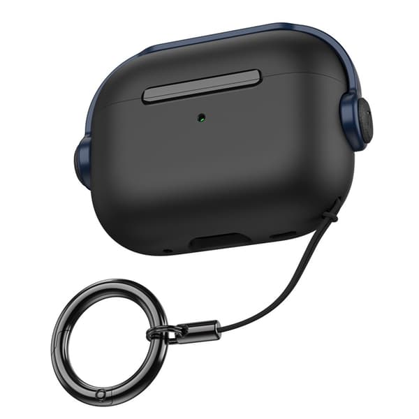 AHASTYLE AirPods Pro/Pro 2 Mobilskal Bluetooth WG109 - Svart + Blå Svart