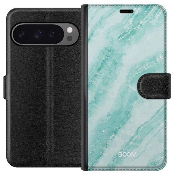 Plånboksfodral till Google Pixel 9 Pro XL med Mint Marble