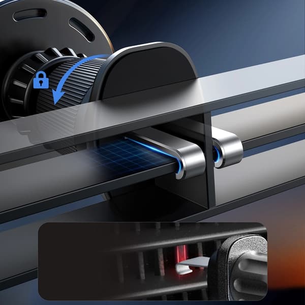 Joyroom Magsafe Bilholder Dashboard Trådløs Oplader Svart
