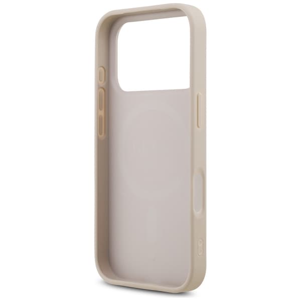 Guess Mobilskal För iPhone 18 Pro/17 Pro Magsafe Läder 4G Triangel Strass