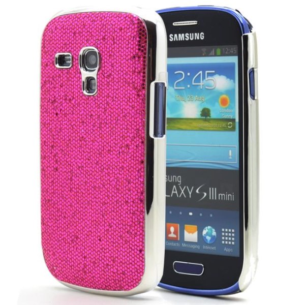Sparkle Baksideskal tillSamsung Galaxy S3 mini i8190 (Magenta)