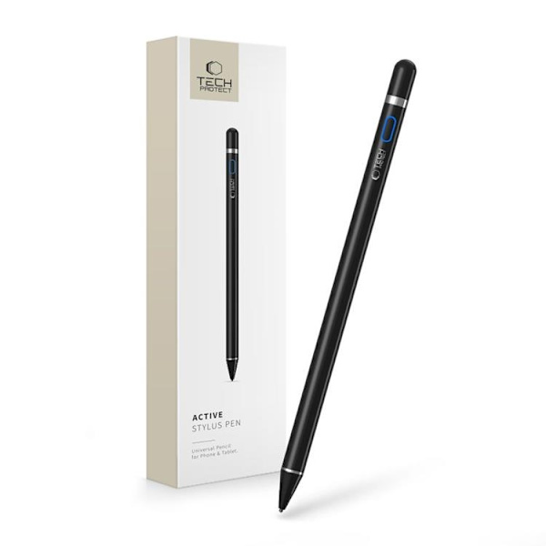 Tech-Protect Active Stylus Penna - Svart Svart