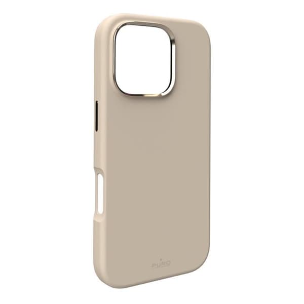 Puro Mobilskal till iPhone 16 Pro Magsafe Icon Pro Silikon - Beige Beige
