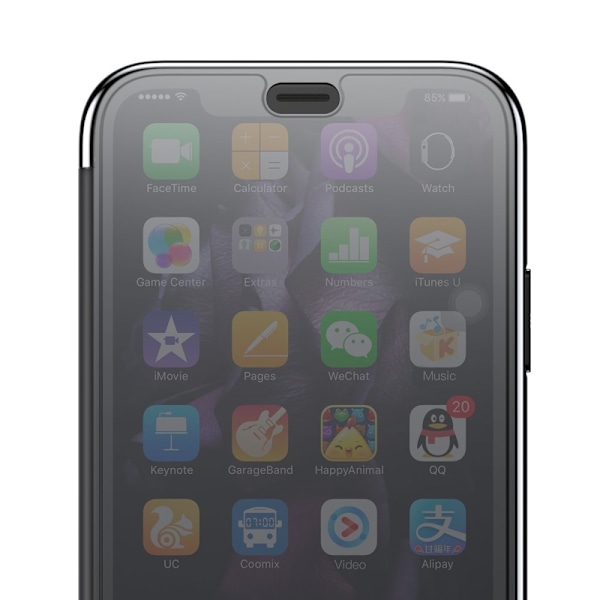 Baseus View Fodral till iPhone XS MAX - Svart Svart