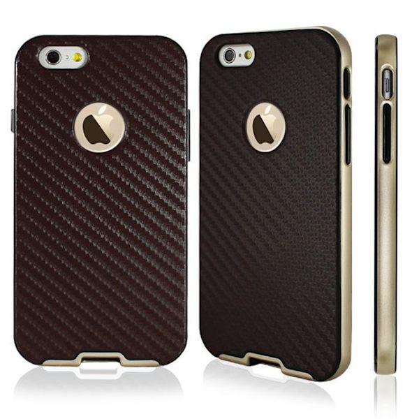 Mercury Bumper Skin Skal till Apple iPhone 6 / 6S  - Brun Brun