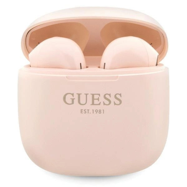 Guess TWS In-Ear Hörlurar Bluetooth Classic EST Logo Rosa