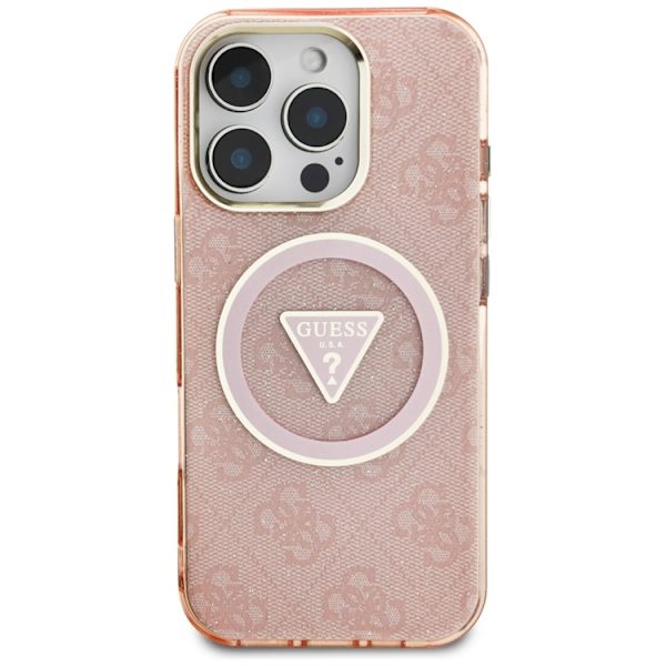 Guess Mobilskal till iPhone 16 Pro Max Magsafe Glitter - Rosa