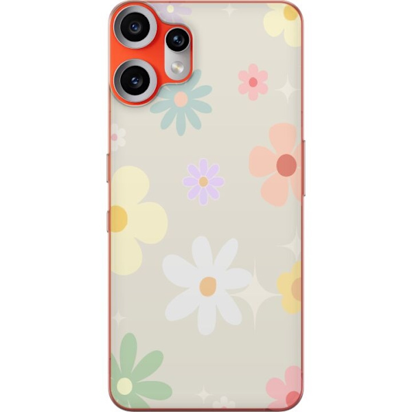 Mobilskal till Nothing CMF Phone 2 Pro med fejdande blommor