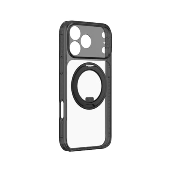 AmazingThing Mobilskal För iPhone 18 Pro/17 Pro Magsafe Rotating Ring - Svart