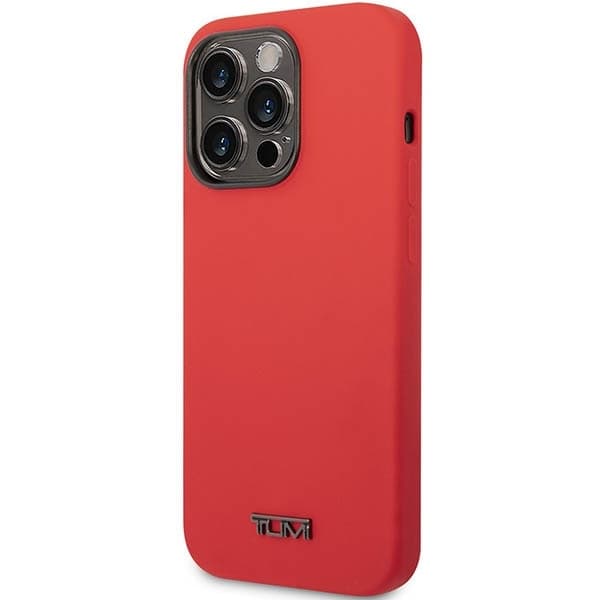 Tumi Telefontaske til iPhone 14 Pro MagSafe Flydende Silikone - Rød