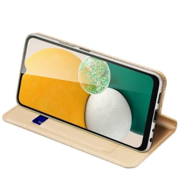 DUX DUCIS Skin Pro Galaxy A24 4G Plånboksfodral PU Läder - Guld