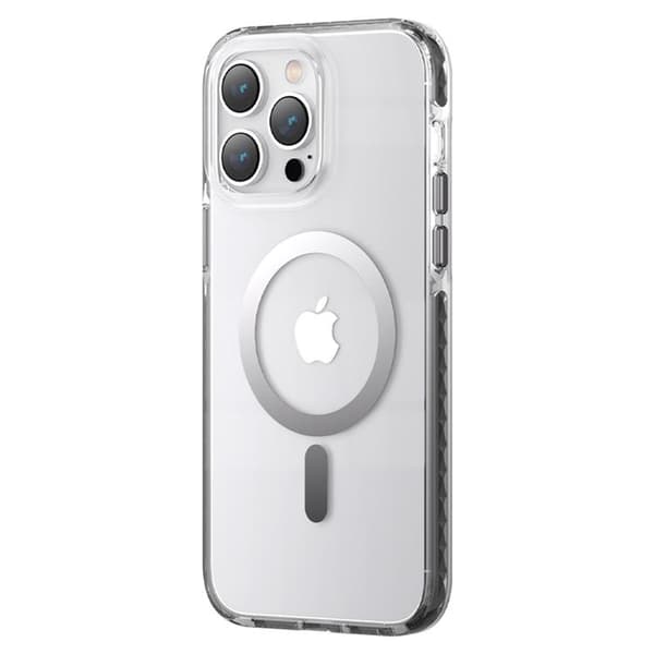 Kingxbar iPhone 14 Pro Skal Magsafe PQY Ice Crystal - Grå Grå