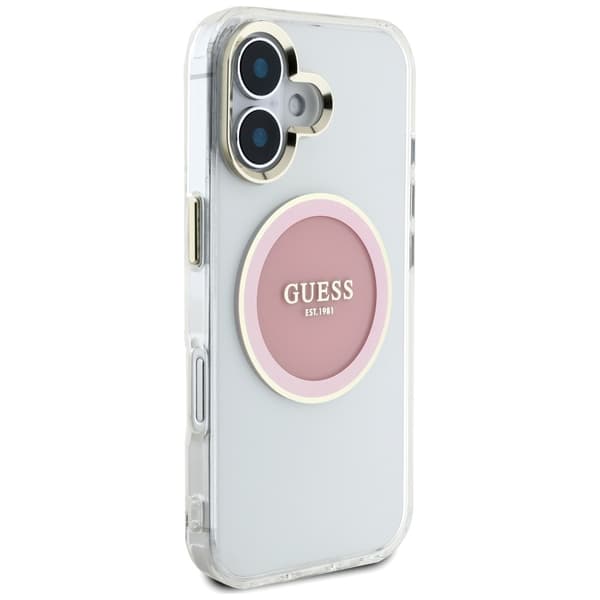 Guess iPhone 16 MagSafe IML farvet cirkel telefonetui