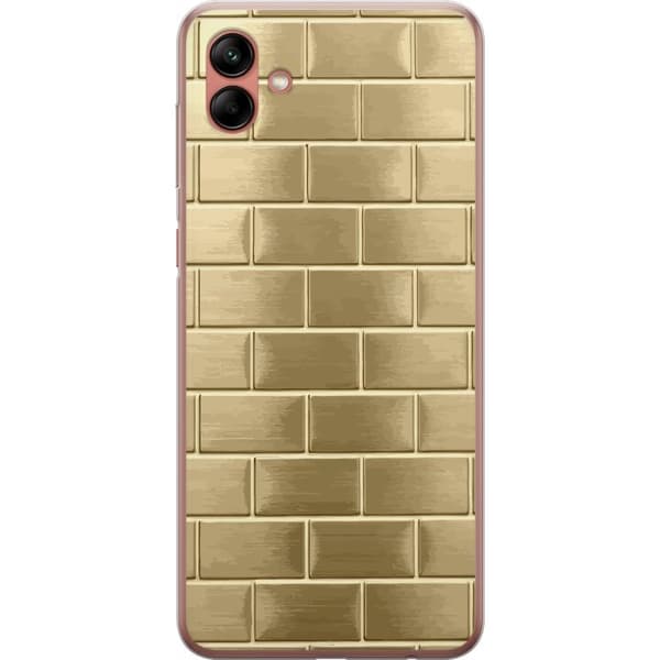 Mobilskal till Samsung Galaxy A04 med Gyllene Murstenar