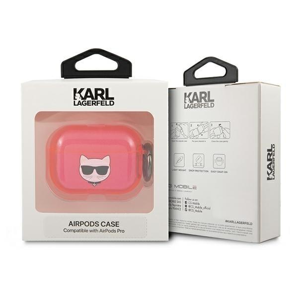 Karl Lagerfeld Must AirPods Pro Choupette - Pink Pink