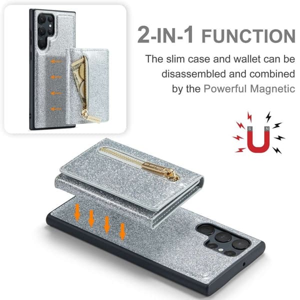 DG.MING M3 Series Mobilskal till Samsung Galaxy S23 Ultra Silver