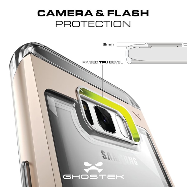 Ghostek Cloak 2 -kuori Samsung Galaxy S8 Plus -puhelimelle - musta Black