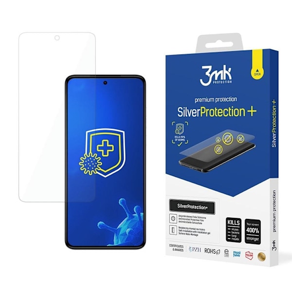 3MK Motorola Moto G84 5G Plastfilm skärmskydd Silver Protection+