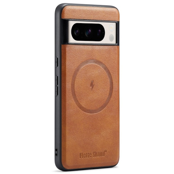 FIERRE SHANN 025 Google Pixel 8 Pro Fodral PU+TPU - Brun