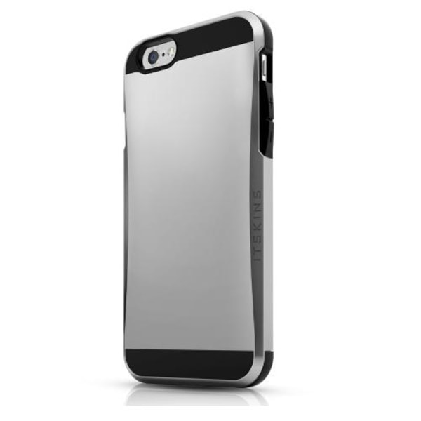 Itskins Evolution -kotelo Apple iPhone 6 (S) Plus -puhelimelle - hopea Silver