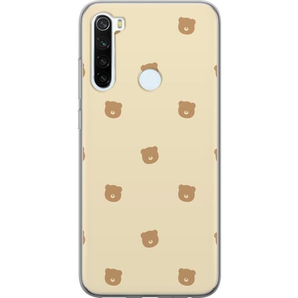 Mobilskal till Xiaomi Redmi Note 8 med Björnmönster